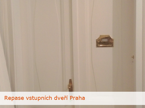 Repase vstupních dveří Praha