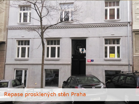 Repase prosklených stěn Praha